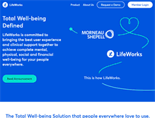 Tablet Screenshot of lifeworks.com